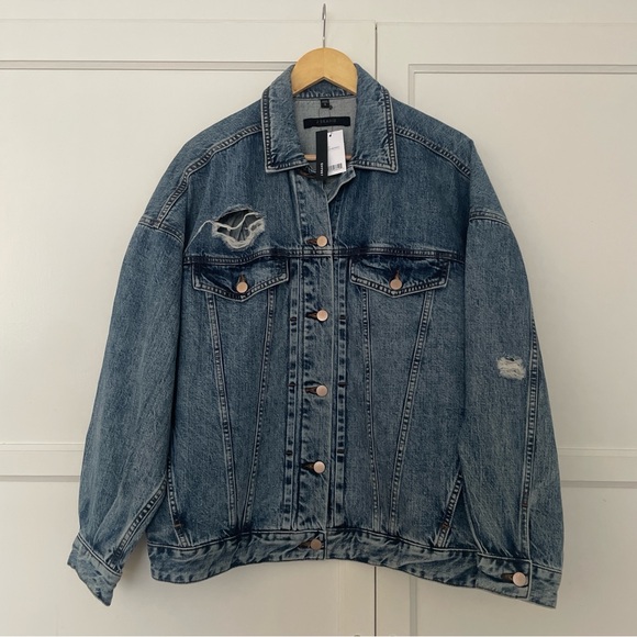 J Brand Jackets & Blazers - J Brand Drew Oversized Denim Jacket